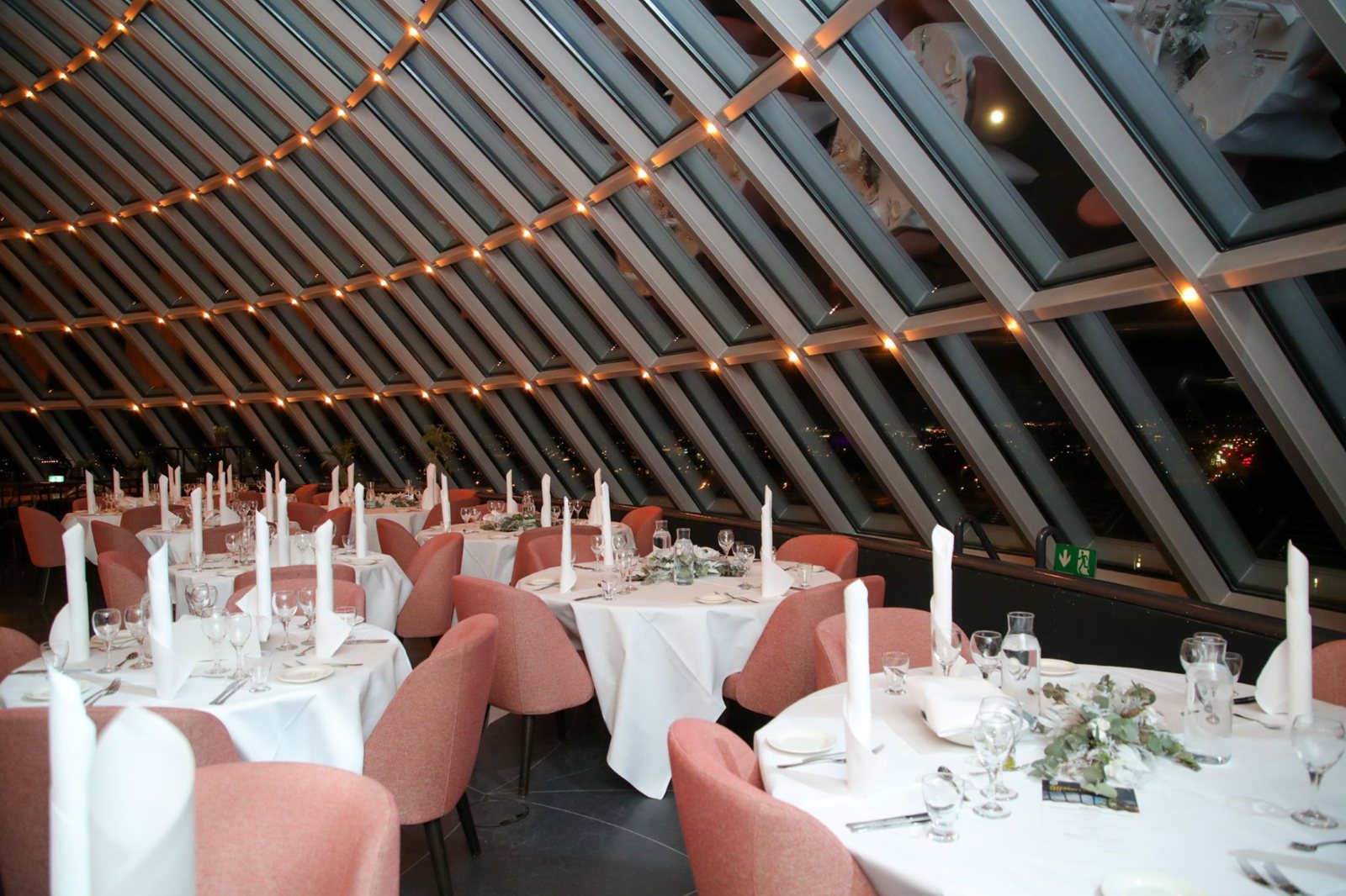Private dinner setting in Iceland